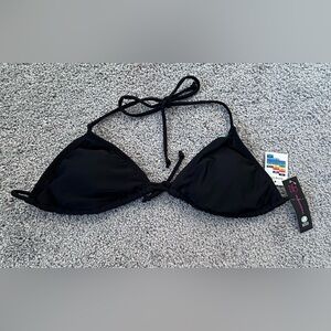 Classic Black Bikini Top, No boundaries, Women’s Size Large, NEW With Tags